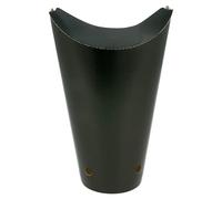 García de Pou - 1000 unidades - Vasos Fritas Con Cierre 22 Oz - 660 Ml 220 + 18 Pe G/M2 8,5X18 Cm Negro Cartoncillo