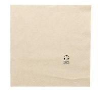 García de Pou 102.67 Servilletas Ecolabel, 2 Capas, 18 G/M2, 33 x 33 cm, Natural