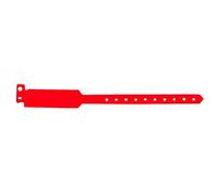 García de Pou 110.02 Brazaletes No Transferibles, 25 cm, Set de 100, Rojo