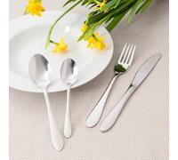 García de Pou 112.40 Tenedores de Mesa Atlanta, 20.2 cm, Set de 12, Plateado