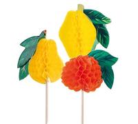 García de Pou 116.07 Adornos Helados Frutas, 10 Cm, Set de 100, Multicolor