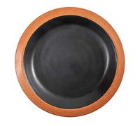 García de Pou - 12 unidades - Platos 650 Ml Ø25,4X3,4 Cm Negro Melamina