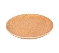 García de Pou - 12 Unidades - Platos Llanos Ø 15,3X1,5 Cm Símil Madera Melamina