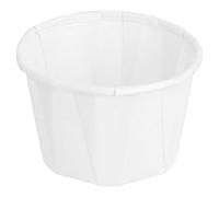 García de Pou 126.71 Tarrinas Papel Plisado, 37 ml, Diámetro 5 x 2.8 cm, 5000 unidades, Blanco