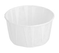 García de Pou 126.79 Tarrinas Papel Plisado, 120 ml, Diámetro 7 x 3.8 cm, 5000 unidades, Blanco