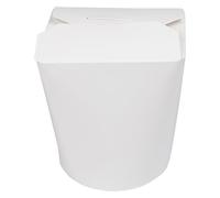 García de Pou 136.66 Envases para Noodles 960 Ml, Diámetro 9 x 10.8 cm, Set de 50, Blanco