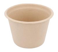 García de Pou 150.18 Bionic Tarrinas, 140 ml, Diámetro 7.7 x 5.3 cm, 1000 unidades, Natural Celulosa