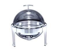 García de Pou 157.92 Chafing Dish Redondo, 6 L, 48 x 47 Cm, Plateado
