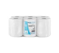 García de Pou 160.69 Maxi Barril Secamanos Ecolabel 2 Capas, 400 Hojas, 19 G/M2, Diámetro 19 x 21.6 cm, 6 unidades, Blanco