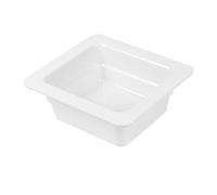 García de Pou 161.80 Cubetas Gn 1/6, 6.5 cm, Set de 6, Blanco