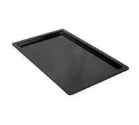 García de Pou 161.81 Cubetas Gn 1/1, 2 cm, Set de 6, Negro