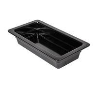 García de Pou 161.87 Cubetas Gn 1/3, 6.5 cm, Set de 6, Negro