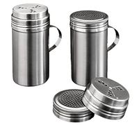 García de Pou 181.42 Espolvoreador con Asa para Sal, Diámetro 7 x 13.2 cm, Set de 72, Plateado