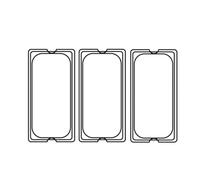 García de Pou 181.72 Tapa 1/3, 32.5 x 18 cm, Set de 18, Plateado