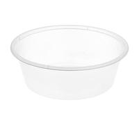 García de Pou 184.04 Tarrinas Inyectadas Microondables, 225 ml, Diámetro 11.5 x 3.7 cm, 500 unidades, Transparente
