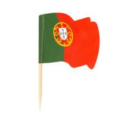 García de Pou 189.7 Banderitas Portugal, 4 x 2.5 x 6.5 Cm, Set de 144, Multicolor