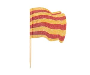 García de Pou 189.73 Banderitas Catalunya, 4 x 2.5 x 6.5 cm, 14400 unidades, Multicolor