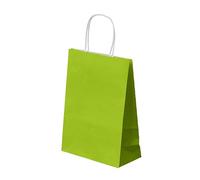 García de Pou 192.24 Bolsas Sos con Asas, 80 G/M2, 20 x10 x 29 cm, Set de 50, Verde Anís