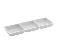 García de Pou 193.42 Cuenco 3 Salsas, 22.3 x 7.2 x 2.5 cm, Set de 72, Blanco