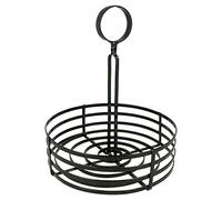 Garcia de Pou 198.18 Cesta Condimentos, Diámetro 20 x 25 cm, Negro