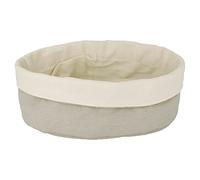 García de Pou 198.40 Cesta Pan, 15 x 20 x 7 cm, Set de 12, Crema/Gris