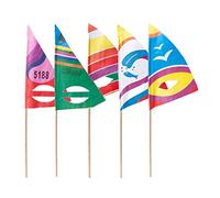 García de Pou 199.41 Adornos Helados Vela Surf, 18 Cm, Set de 100, Multicolor