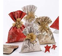 García de Pou 200.47 Stella Di Natale Bolsas Metal, 25 X 40 cm, Cobre