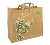García de Pou - 200 unidades - Bolsas Reutilizables 'Feel Green' 80 G/M2 45+20X40 Cm Spunbond