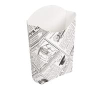 García de Pou 200 Unidades - Cajetillas Fritas Jumbo 'Thepack Times' 165 G 230 G M2 13,5X8,5X16 Cm Blanco Cartón Ondulado Nano-Micro