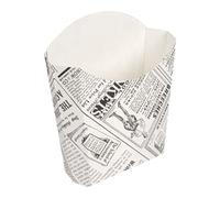 García de Pou 200 Unidades - Cajetillas Fritas Standard 'Thepack Times' 135 G 230 G M2 13X8X13,5 Cm Blanco Cartón Ondulado Nano-Micro