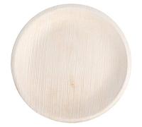 García de Pou 200 unidades - García de Pou 188.63 Platos Redondos, Diámetro 18 cm, Natural, Areca