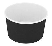 García de Pou - 2000 unidades - Tarrinas Helados 240 Ml 250 + 18Pe G/M2 Ø 9,4X5,5 Cm Negro Cartoncillo