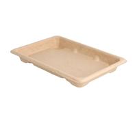 García de Pou 212.94 Bionic Cajas Sushi, 16.5 x 11.5 x 1.5 cm, 1000 unidades, Natural Celulosa