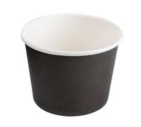 García de Pou 219.76 Tarrinas, 500 Ml, Diámetro 11 x 8.2 cm, Set de 500, Negro