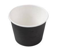 García de Pou 219.77 Tarrinas 1000 Ml, Diámetro 13.5 x 10.4 cm, Set de 500, Negro