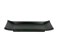 García de Pou 220.11 Plato Sushi, 22.4 x 9.5 cm, Set de 18, Negro