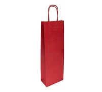 García de Pou 222.17 Bolsas Sos Con Asas 1 Botella 100 G/M2 14+8X40 Cm Burdeos Kraft (pack de 250)