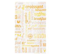 García de Pou 229.12 Bolsas Croissants Parole, 32 G/M2 14 + 7 x 22 Cm, Set de 500, Blanco