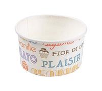 García de Pou 230.28 Tarrinas Helados 'Parole' 90 Ml Ø 7,2X4 Cm Blanco Cartón (pack de 2000)