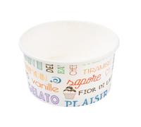 García de Pou 230.29 Tarrinas Helados 'Parole' 180 Ml Ø 8,7X5,2 Cm Blanco Cartón (pack de 2000)