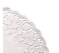 García de Pou 301.17 Rodales Calados, 31 cm, Set de 250, Blanco