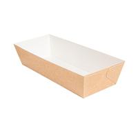 García de Pou - 350 Unidades - Moldes Cocción Pastelería 230 G/M2 22,8X8,5X5,5 Cm Natural Kraft