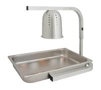 García de Pou 455.89 Calentador Infrarrojos 1 Lámpara, 49 x 35.5 x 61 Cm, Plateado