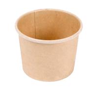 García de Pou 50 unidades - Pequeñas Tarrinas 60 Ml 210 + 18 Pe G/M2 Ø6,15/4,75X4,8 Cm Marrón Cartoncillo
