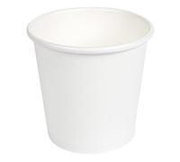 García de Pou 50 unidades - Pequeñas Tarrinas 90 Ml 210 + 18 Pe G/M2 Ø6,15/4,55X5,8 Cm Blanco Cartoncillo