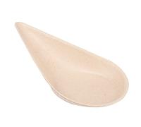 García de Pou 50 unidades - Recipiente Cuchara Gota 'Bionic' 10,1X5X2,9 Cm Natural Bagazo