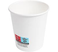 Garcia de Pou 50 unidades - Vasos Bebidas Calientes 1 Pared 180 Ml 260 18 Pe G M2 Ø7,2 5,3X7,8 Cm Blanco Cartoncillo (Paquete de 5)