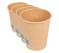Garcia de Pou 50 unidades - Vasos Bebidas Calientes 1 Pared 240 Ml 280 + 18 Pe G/M2 Ø8/5,6X9,2 Cm Marrón Cartoncillo (233.00) (Paquete de 4)