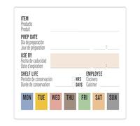 García de Pou 500 Unidades - Etiquetas Adhesivas ''Conservación'' En Rollo 8X6 Cm Papel