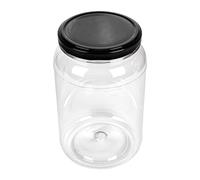 García de Pou 51 Unidades - Tarro Con Tapa 1000 Ml Ø10,8X17 Cm Transparente Pet